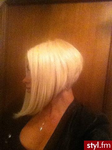 Blond Rozpuszczone Proste Na co dzień Średnie Fryzury