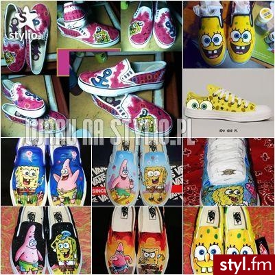 Buty z Spongeboba - Pozostałe Buty Moda