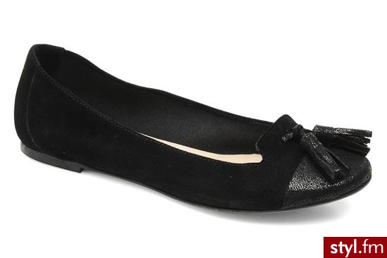 Jonak Mokasyny Jasmine (Czarny) - Balerinki Buty Moda