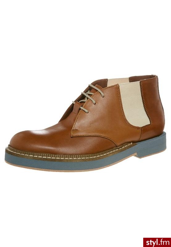 BSTORE BOTKI SZNUROWANE BRĄZOWY (Michael 3) - Botki Buty Moda