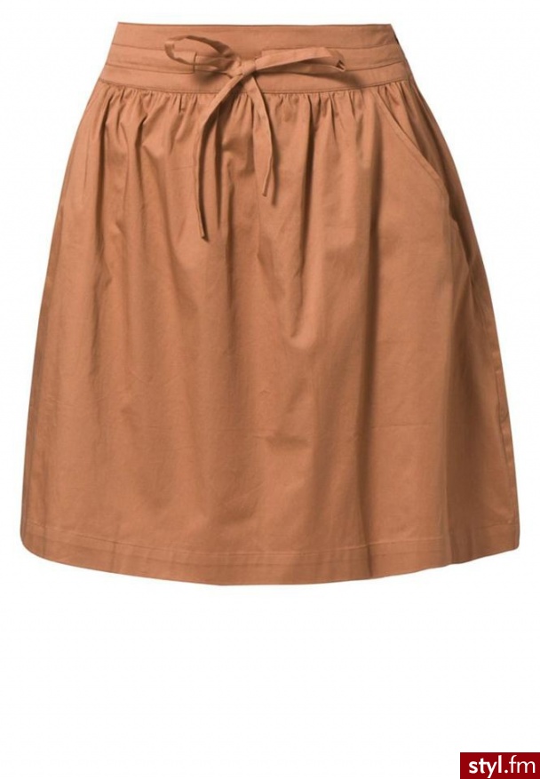 Pier One Spódnica trapezowa brązowy - Pozostałe Spódnice Moda