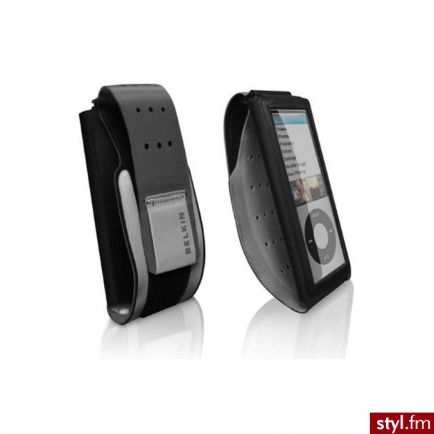 Belkin Etui sportowe z opaską na nadgarstek do iPoda Nano 5g F8z541CW - Portfele i etui Dodatki Moda
