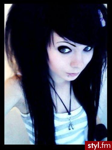 EMO Alternatywne Średnie Fryzury