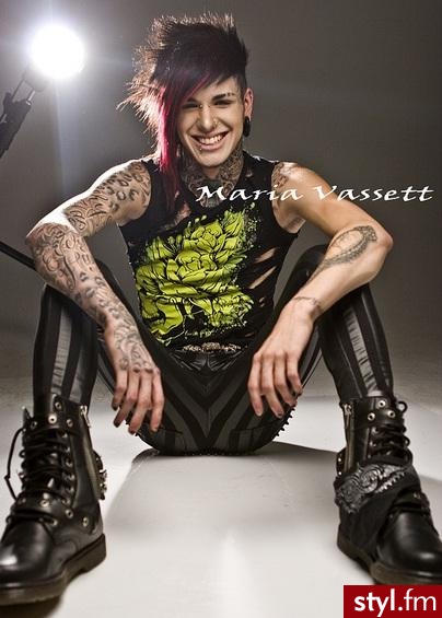 Czarne Punk Rock Alternatywne Średnie Męskie Fryzury