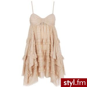 3.1 phillip lim dresses NUDE - Polyvore. Pobrano ze strony: http://www.polyvore.com/phillip_lim_dresses_nude/thing?id=19977182 - Pozostałe Ciuchy Moda