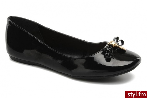 Via Uno BALERINKI VITA BY VIA UNO (Czarny) - Balerinki Buty Moda