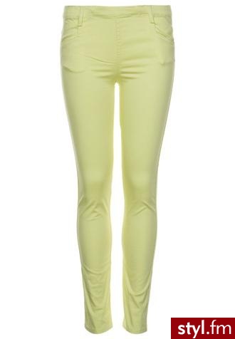 Name it MIXI Legginsy żółty - Leginsy Spodnie Moda