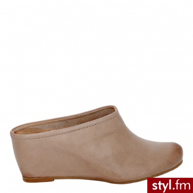 Venezia KLAPKI NA KOTURNIE 3324 NUV SASS - Klapki Buty Moda