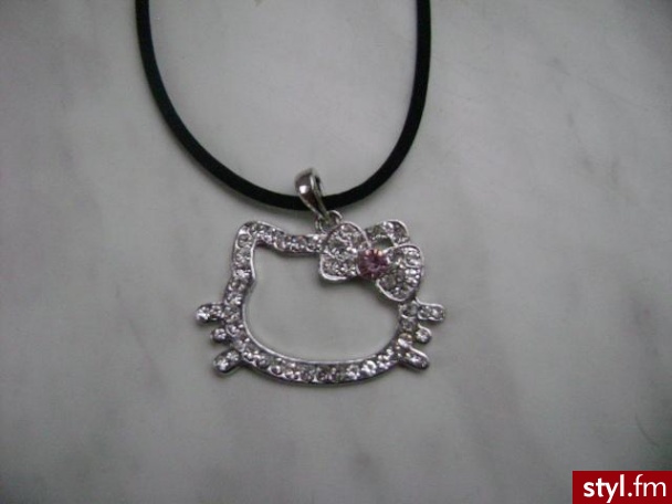 wisiorek hello kitty - Pozostałe Dodatki Moda