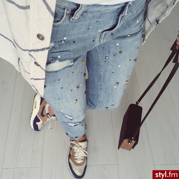 Jeansy Spodnie Moda