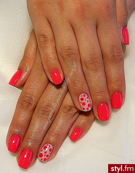 manicure hybrydowy  - Kwadratowe Żelami Naturalne Paznokcie