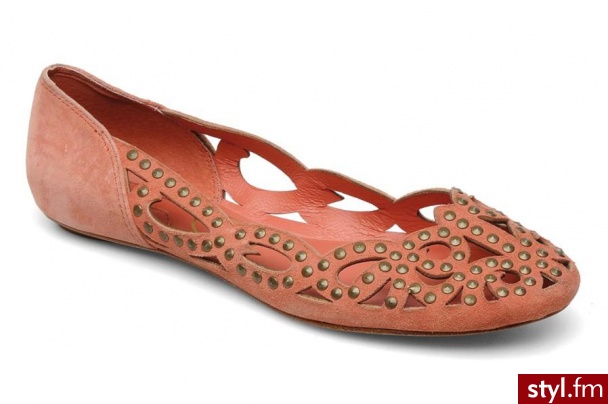 Ash Balerinki Iman Bis by (Różowy) - Balerinki Buty Moda