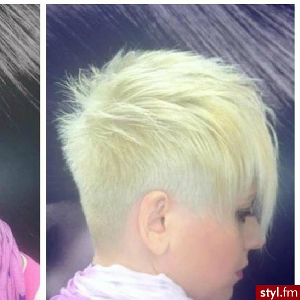 Blond Rozpuszczone Proste z grzywką Na co dzień Krótkie Fryzury