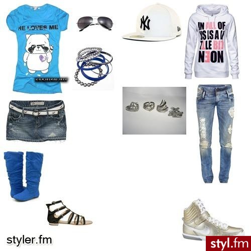 Zestawy:Typowo dziewczęcy i luzacki! ;p - Styler