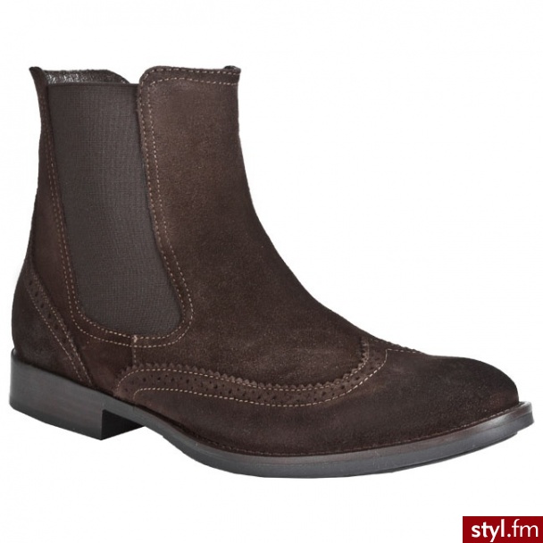 Gino Rossi KOZAKI MSC533 5700 3700 (skóra zamszowa) Czarny - Kozaki Buty Moda