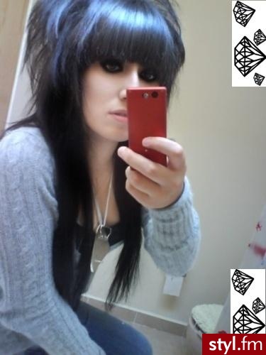 EMO Alternatywne Średnie Fryzury