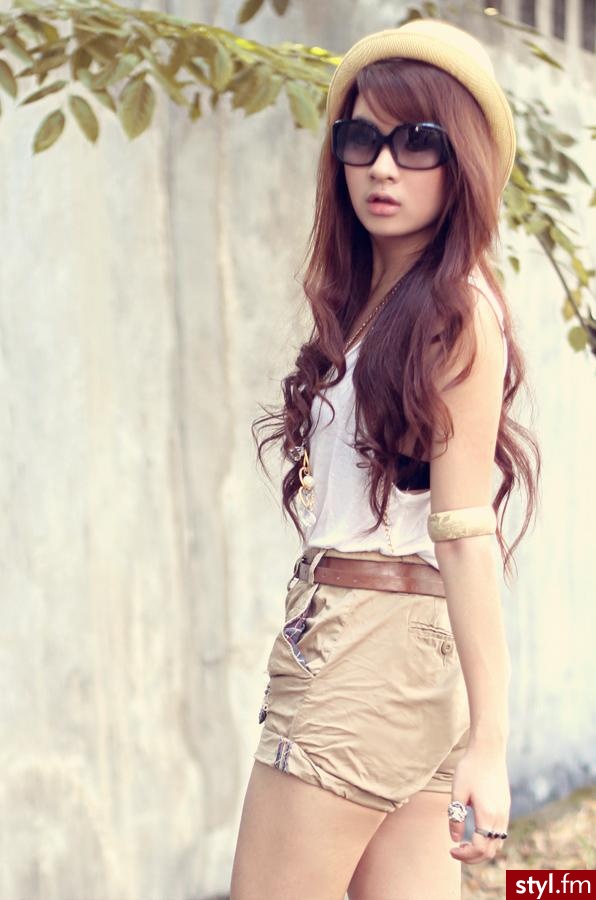 Brązowe Rozpuszczone Kręcone Na co dzień Długie Fryzury