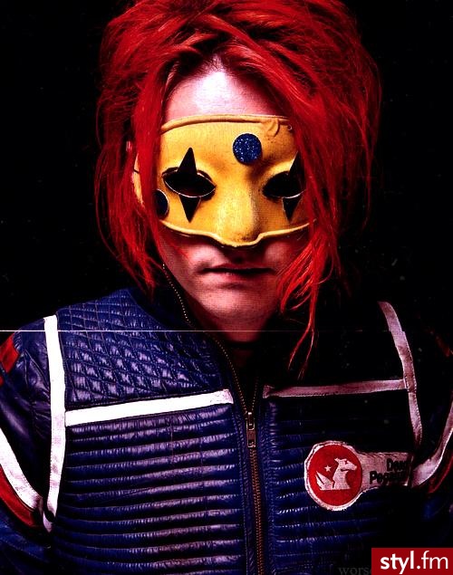 Gerard Way - Kolorowe Punk Rock Alternatywne Krótkie Męskie Fryzury