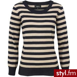 Pull Raye Beige Sable Knit - A.P.C. - Polyvore. Pobrano ze strony: http://www.polyvore.com/cgi/thing?id=25509737 - Pozostałe Ciuchy Moda