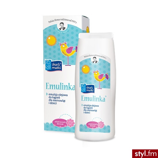 Skarb Matki Emulinka Emulsja Do Kąpieli Olejowa Dla Dzieci Niemowląt Od Urodzenia 250Ml - Emu Buty Moda