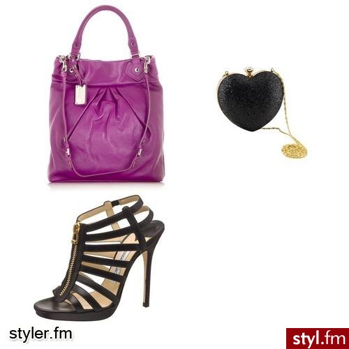 fiolet i czerń - Styler