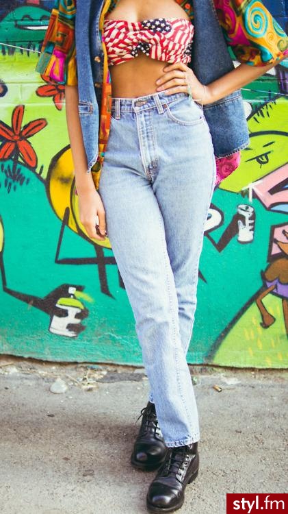 Jeansy Spodnie Moda