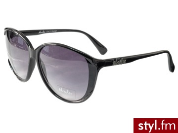 NEW AGE okulary przeciwsłoneczne 1710 czarny - Okulary Dodatki Moda