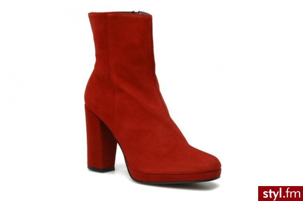 Castaner PÓŁBUTY I BOTKI CATY BY CASTANER (Czerwony) - Botki Buty Moda