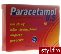 POLFA ŁÓDŹ PARACETAMOL POLFA-ŁÓDŹ 500 MG X 50 TBL - Bransoletki Biżuteria Moda