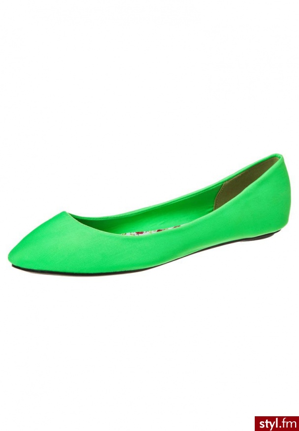 Mimic Copenhagen Baleriny zielony M131627 - Balerinki Buty Moda