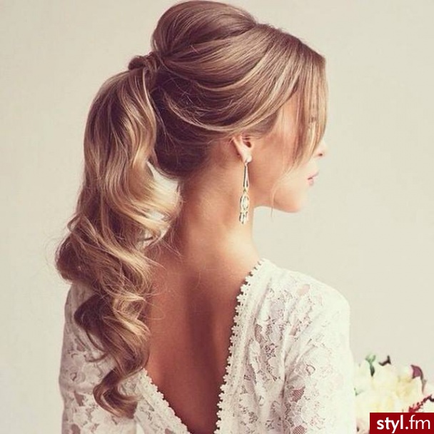 Blond Upięcie Proste Na co dzień Długie Fryzury