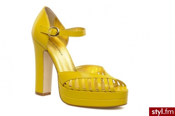 Terry de Havilland CZÓŁENKA CHARLIE BY TERRY DE HAVILLAND (Żółty) - Czółenka Buty Moda