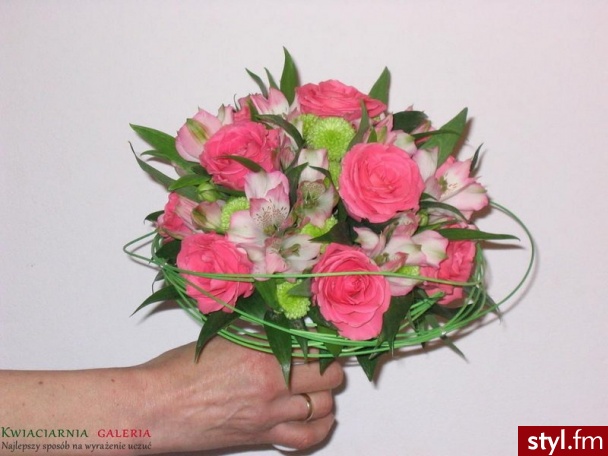 Bukiety ślubne Ślub Moda