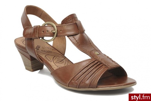 Jana Sandały LARRA by (Brązowy) - Sandały Buty Moda