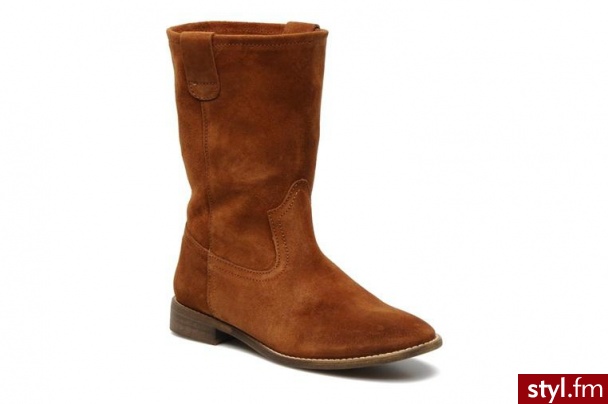 Valensi KOZAKI CABALLA BY VALENSI (Pomarańczowy) - Kozaki Buty Moda