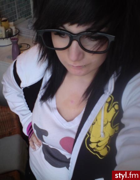 EMO Alternatywne Średnie Fryzury