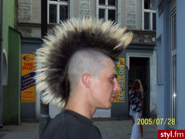 znajomy kolega mi robil - Punk Rock Alternatywne Średnie Fryzury