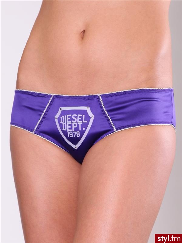 Diesel Figi Angelic 00CFV5 szary/fioletowy S - Majtki Bielizna Moda