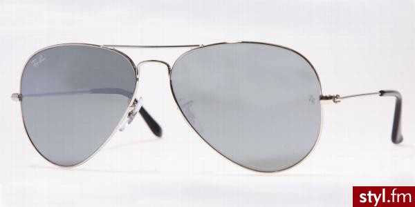 RAY BAN okulary przeciwsłoneczne AVIATOR LARGE METAL 3025 W3277 M - Okulary Dodatki Moda
