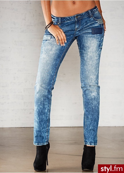 Jeansy Spodnie Moda