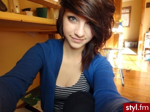 Brązowe Rozpuszczone Kręcone Na co dzień Średnie Fryzury