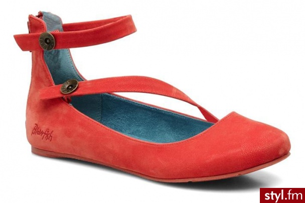 Blowfish Balerinki PANTON by (Czerwony) - Balerinki Buty Moda