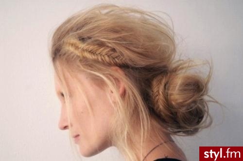 Blond Warkocze Proste Na co dzień Długie Fryzury