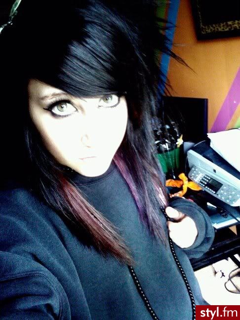 EMO Alternatywne Średnie Fryzury