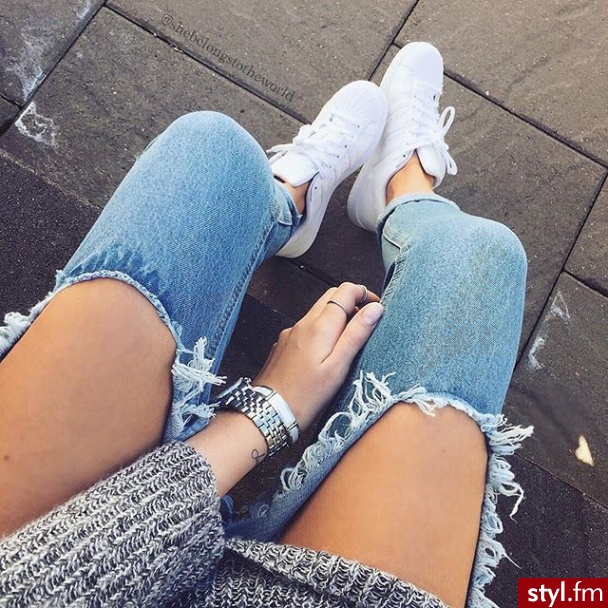 Jeansy Spodnie Moda