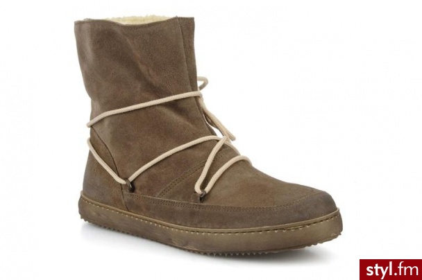 Eden PÓŁBUTY I BOTKI ALBOUSSE BY EDEN (Beżowy) - Botki Buty Moda