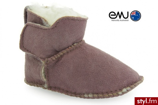 Emu KOZACZKI BABY BOOTIE AUBERGINE 6946 - Emu Buty Moda