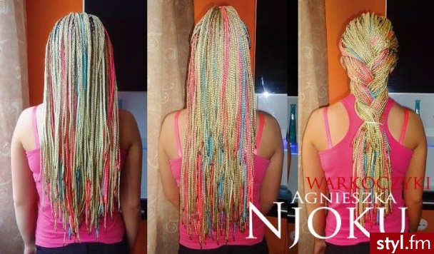 Blond Warkocze Proste Na co dzień Długie Fryzury