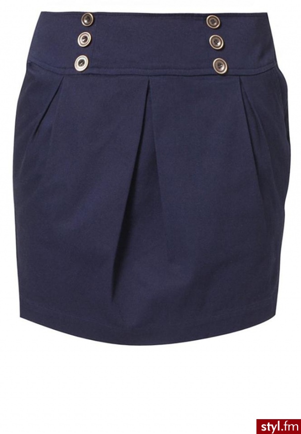 Even&Odd Spódnica mini niebieski - Pozostałe Spódnice Moda