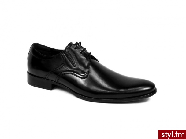 Conhpol Półbuty wizytowe 1750224M - Półbuty Buty Moda